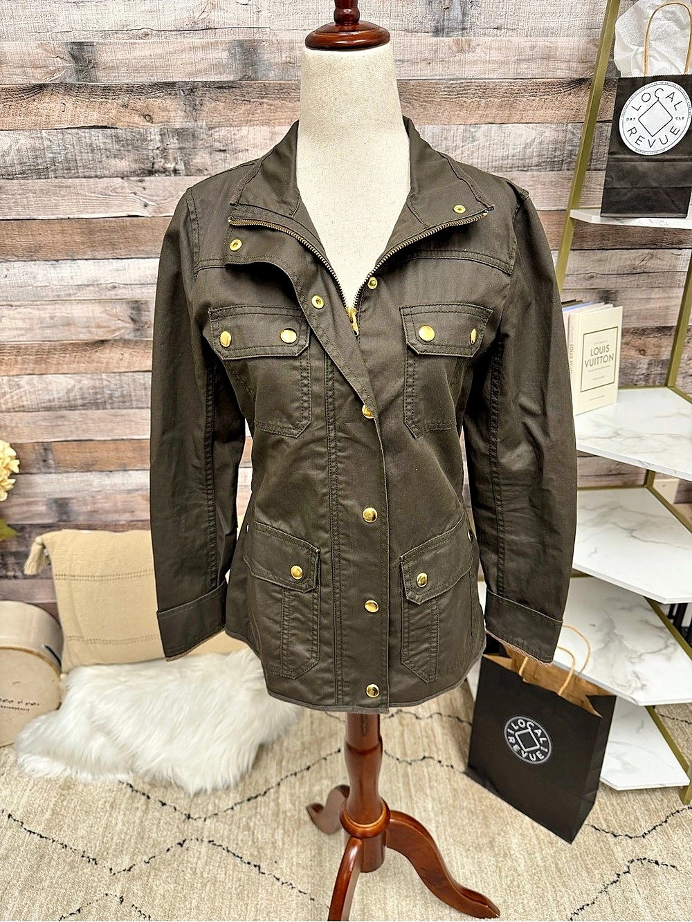 J.Crew Brown Cargo Jacket